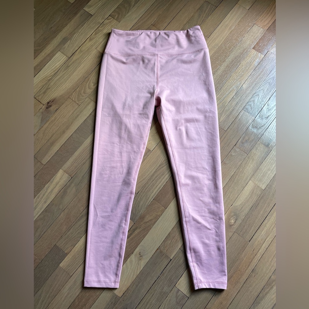 Reformation pink high waisted leggings